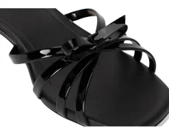 Kate Spade New York Carolina Patent Leather Kitten Heel Sandals Women's