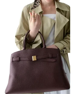 Kate Spade New York Deco Pebbled Leather Large Satchel