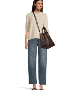 Kate Spade New York Deco Pebbled Leather Large Satchel