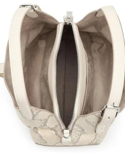 Kate Spade New York Deco Snake Embossed Leather Crossbody Tote