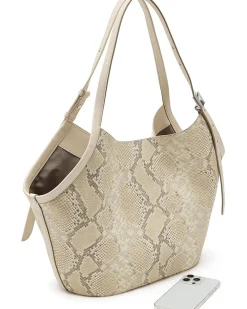 Kate Spade New York Deco Snake Embossed Leather Tulip Tote