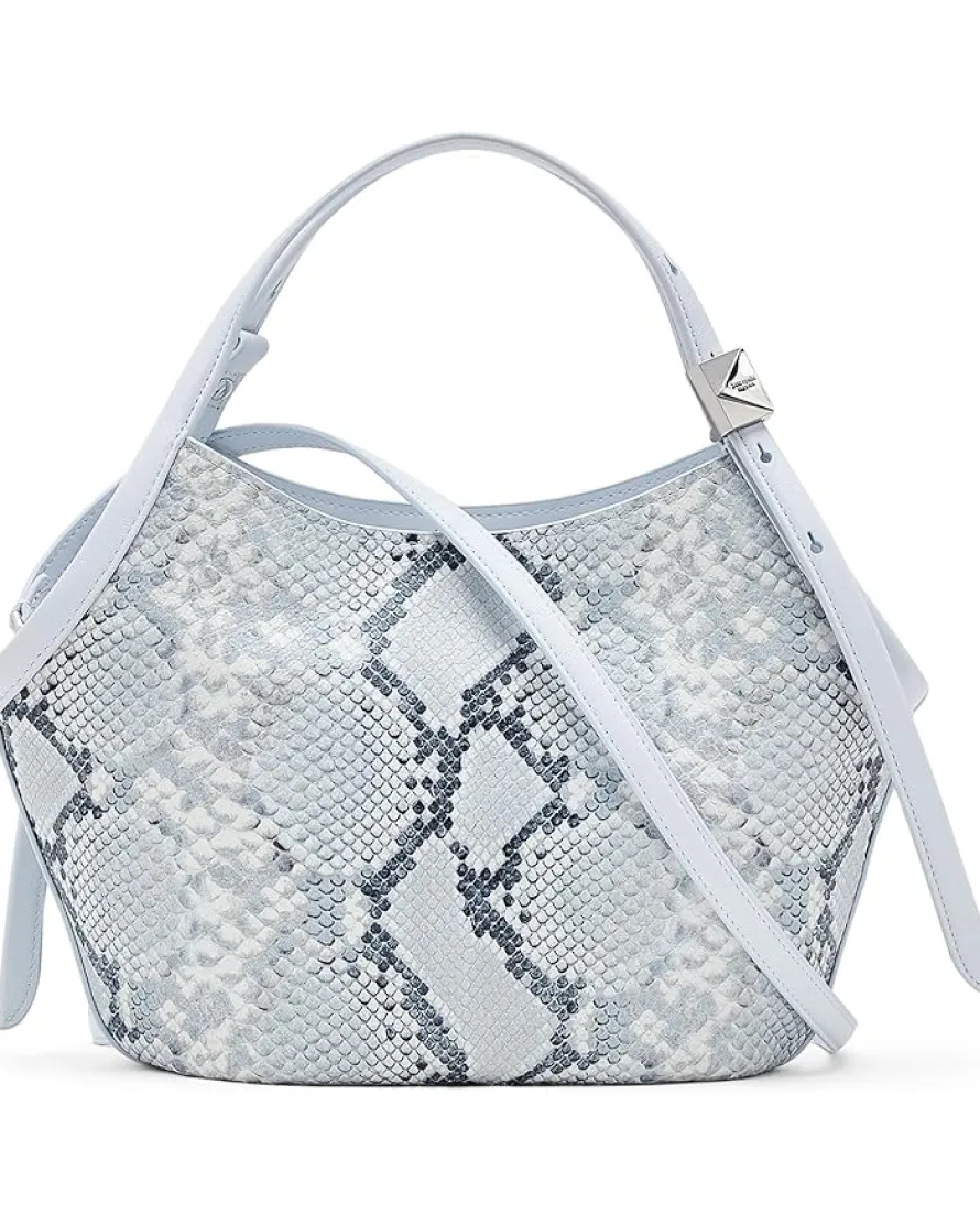 Kate Spade New York Deco Snake Embossed Leather Small Tulip Tote
