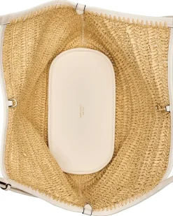 Kate Spade New York Deco Straw Tulip Tote