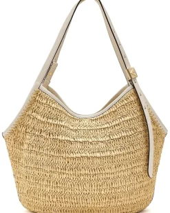 Kate Spade New York Deco Straw Tulip Tote