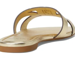 Kate Spade New York Duo Metallic Leather Slide Sandals Women's