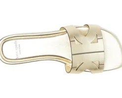 Kate Spade New York Duo Metallic Leather Slide Sandals Women's