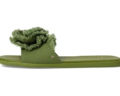 Kate Spade New York Flourish Canvas Flat Sandals Women's