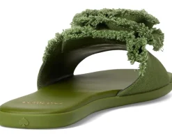 Kate Spade New York Flourish Canvas Flat Sandals Women's