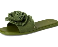 Kate Spade New York Flourish Canvas Flat Sandals Women's