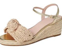 Kate Spade New York Leandra Raffia Espadrille Wedge Sandal Women's