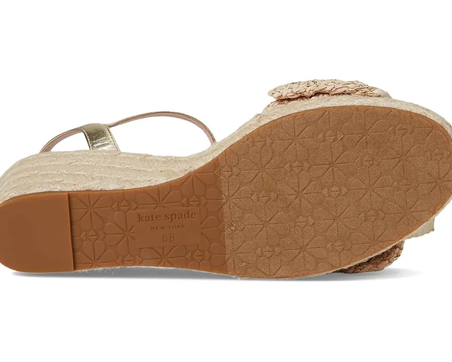 Kate Spade New York Leandra Raffia Espadrille Wedge Sandal Women's
