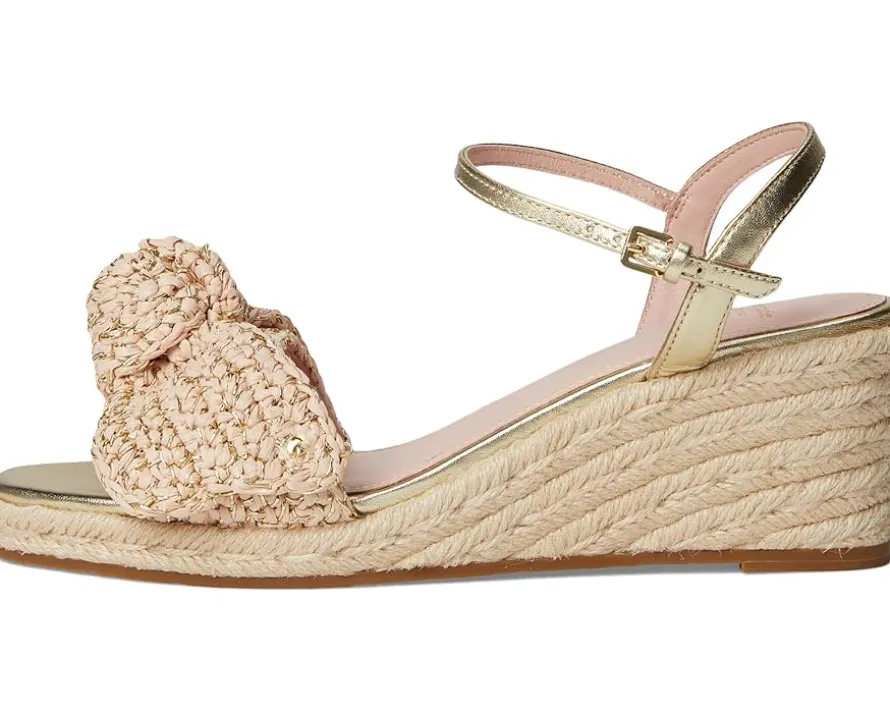 Kate Spade New York Leandra Raffia Espadrille Wedge Sandal Women's