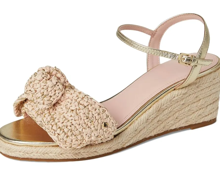 Kate Spade New York Leandra Raffia Espadrille Wedge Sandal Women's