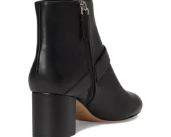 Kate Spade New York Spade Flower Smooth Leather Heeled Ankle Bootie Women's