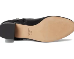 Kate Spade New York Spade Flower Smooth Leather Heeled Ankle Bootie Women's