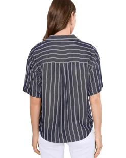KUT from the Kloth Brenda Boxy Button Front Shirt Women's