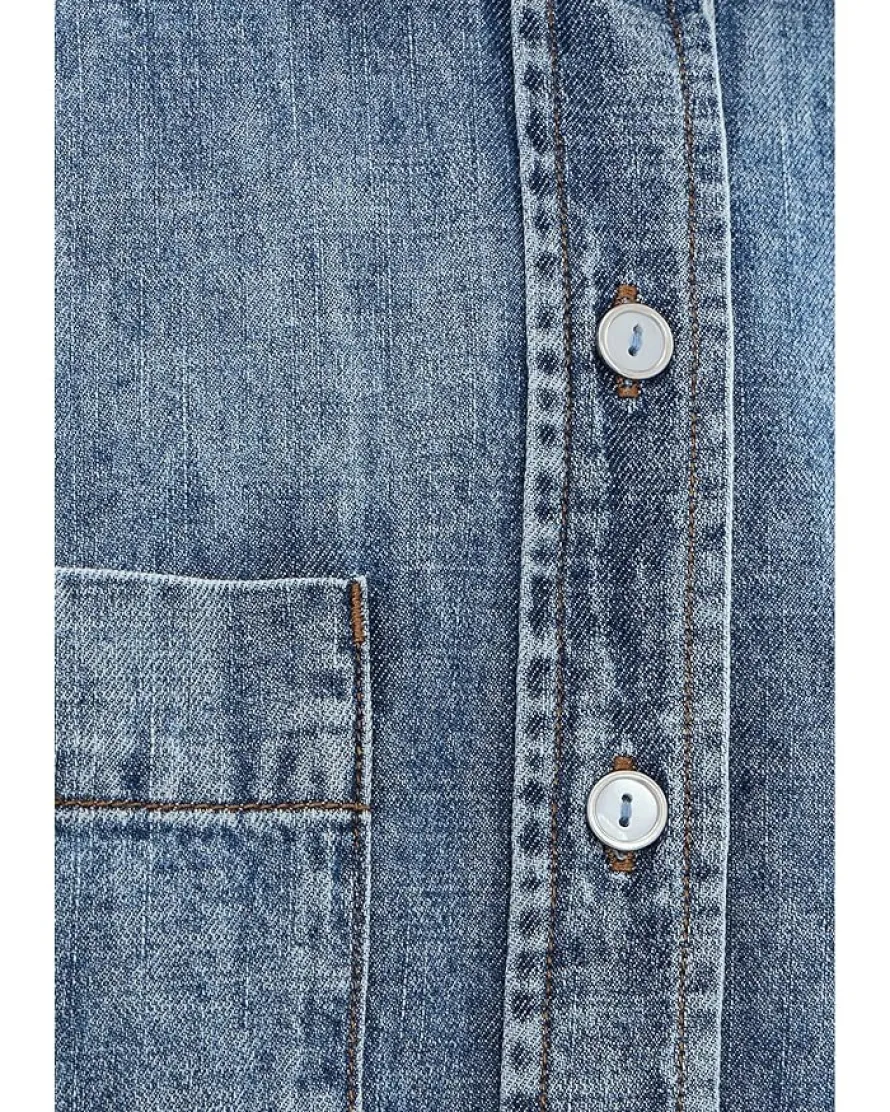 KUT from the Kloth Harley Denim Top Women's