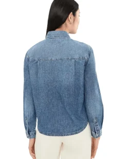 KUT from the Kloth Harley Denim Top Women's