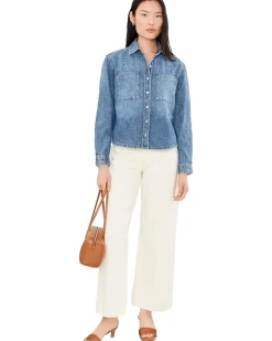 KUT from the Kloth Harley Denim Top Women's
