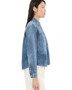 KUT from the Kloth Harley Denim Top Women's