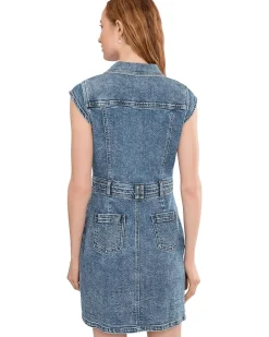 KUT from the Kloth Ruth- Denim Front Dress With Flared Sleeve Women's