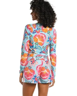 La Blanca Breezy Beauty 1/2 Zip Rashguard Women's