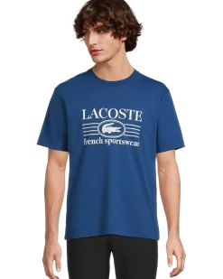 Lacoste Classic Fit Cotton Print T-shirt Men's
