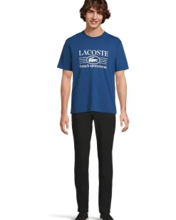 Lacoste Classic Fit Cotton Print T-shirt Men's