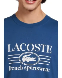 Lacoste Classic Fit Cotton Print T-shirt Men's