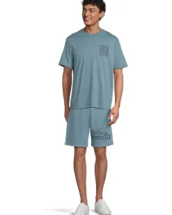 Lacoste Classic Fit Distorted Graphic T-shirt Men's