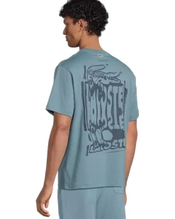 Lacoste Classic Fit Distorted Graphic T-shirt Men's