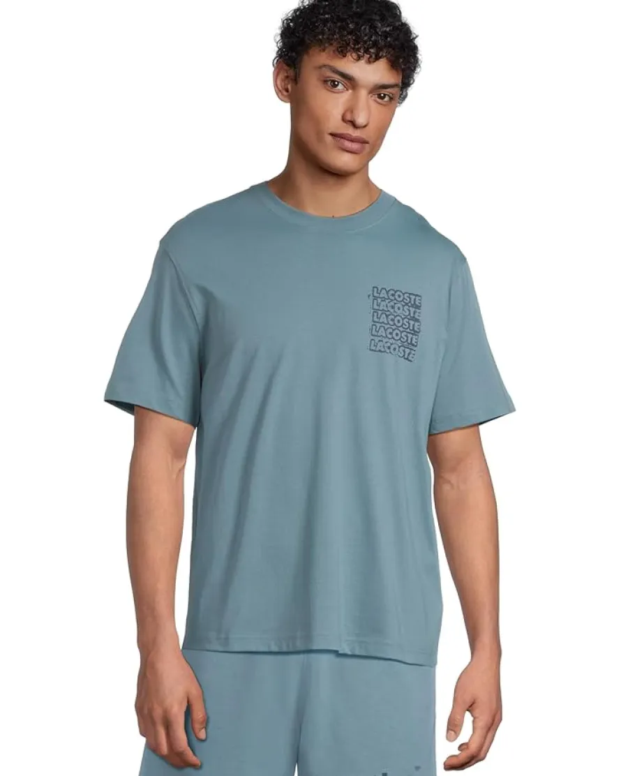 Lacoste Classic Fit Distorted Graphic T-shirt Men's