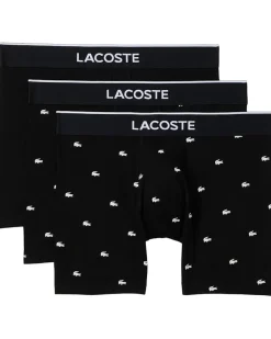 Lacoste 3-Pack Cotton Boxer Briefs Men's