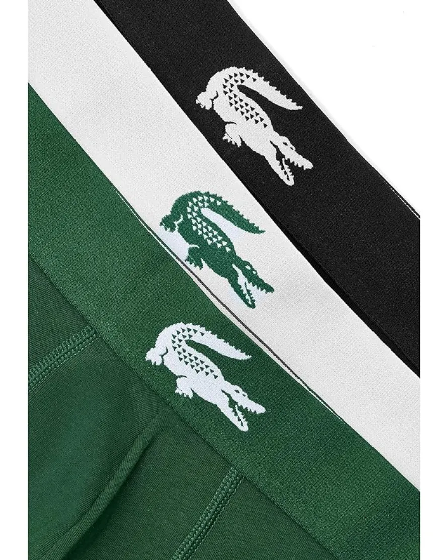 Lacoste 3-Pack Stretch Jersey Trunks Men's