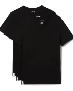 Lacoste 3-Pack V-Neck Slim Fit Essential T-Shirt Men's