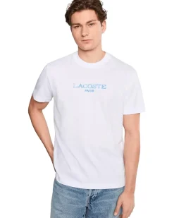 Lacoste Printed Cotton T-Shirt Men's