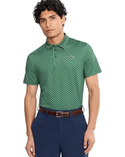 Lacoste Regular Fit Printed Golf Polo Shirt Men's