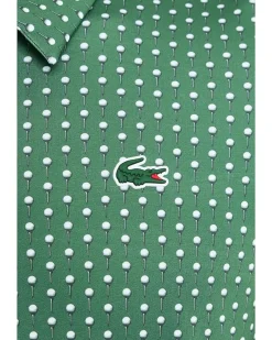 Lacoste Regular Fit Printed Golf Polo Shirt Men's
