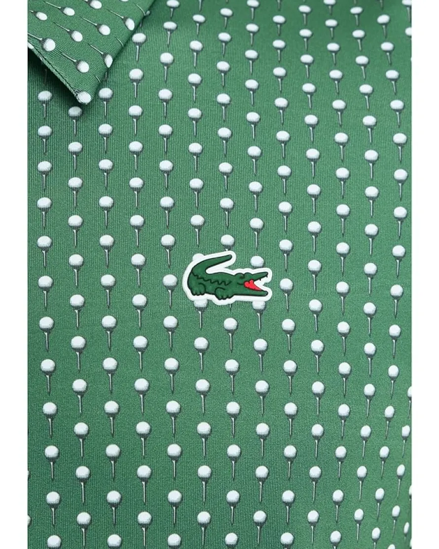 Lacoste Regular Fit Printed Golf Polo Shirt Men's