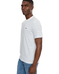 Lacoste Striped Cotton T-Shirt Men's