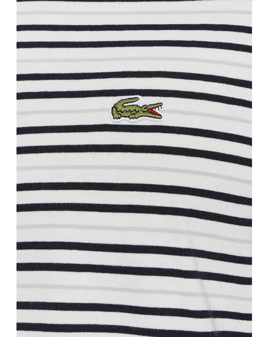 Lacoste Striped Cotton T-Shirt Men's