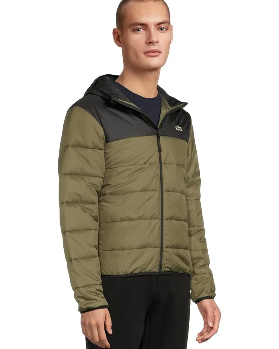 Lacoste Water-Repellent Quilted Puffed Jacket Men's