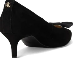 Lauren Ralph Lauren Adrienne Bow-Trim Suede Pumps Women's