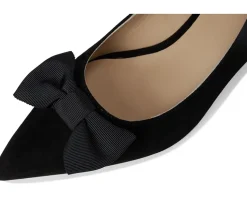 Lauren Ralph Lauren Adrienne Bow-Trim Suede Pumps Women's