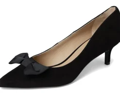 Lauren Ralph Lauren Adrienne Bow-Trim Suede Pumps Women's