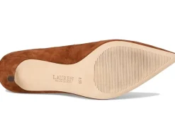 Lauren Ralph Lauren Adrienne Suede Kiltie Pumps Women's