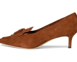 Lauren Ralph Lauren Adrienne Suede Kiltie Pumps Women's