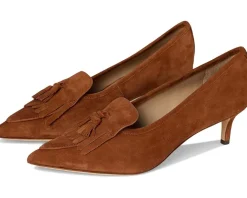 Lauren Ralph Lauren Adrienne Suede Kiltie Pumps Women's