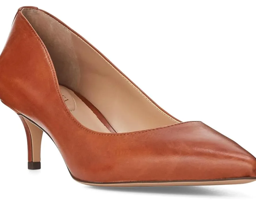 Lauren Ralph Lauren Adrienne Leather Pump Women's