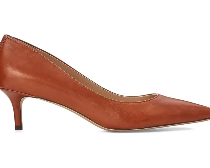 Lauren Ralph Lauren Adrienne Leather Pump Women's